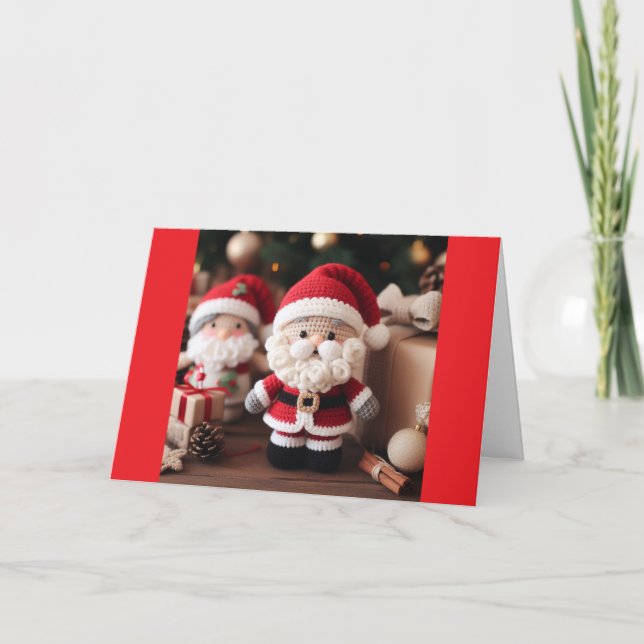 THE 3 OF US WANT TO SAY MERRY CHRISTMAS  HOLIDAY CARD (Front)