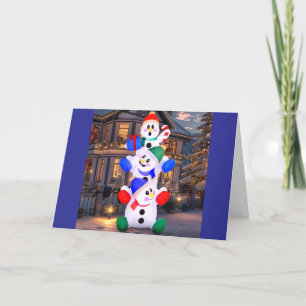 THE 3 OF US WANT TO SAY MERRY CHRISTMAS  HOLIDAY CARD