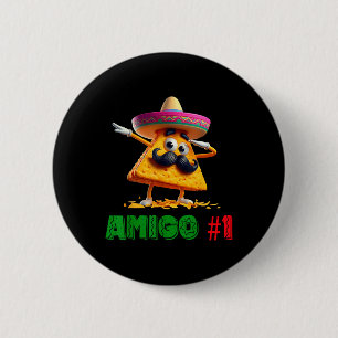 The 3 Three Amigos Cinco De Mayo Amigo #1 Group Ma 6 Cm Round Badge