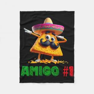 The 3 Three Amigos Cinco De Mayo Amigo #1 Group Ma Fleece Blanket
