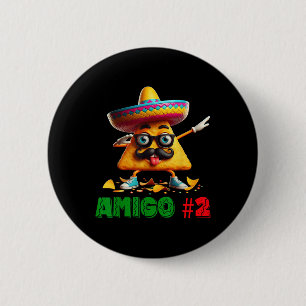 The 3 Three Amigos Cinco De Mayo Amigo #2 Group Ma 6 Cm Round Badge