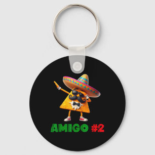 The 3 Three Amigos Cinco De Mayo Amigo #2 Group Ma Key Ring