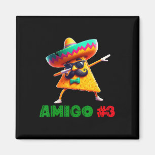 The 3 Three Amigos Cinco De Mayo Amigo #3 Group Ma Magnet