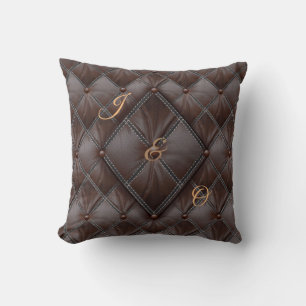 The 3D Leather Academia Decor Cushion