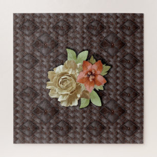 The 3D Leather Academia Decor Jigsaw Puzzle
