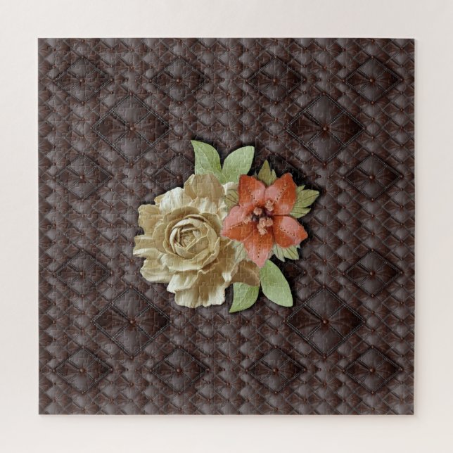 The 3D Leather Academia Decor Jigsaw Puzzle (Vertical)