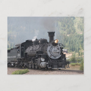The 486 Leaving Silverton, Colorado Postcard