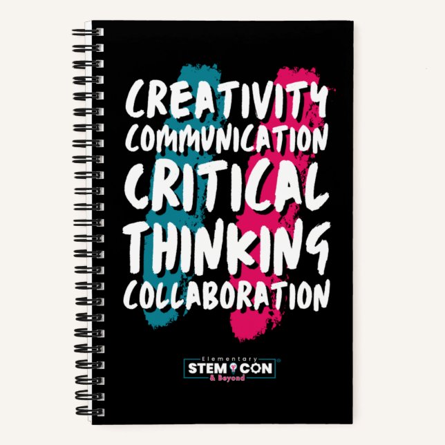 The 4 C's of STEM Notebook (Front)