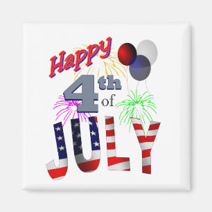 The 4th of July, Day of Independence Magnet