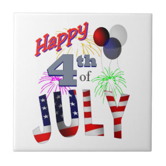 The 4th of July Tile