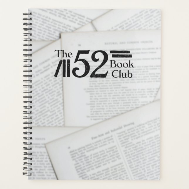 The 52 Book Club Challenge Planner (Front)