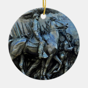 The 54th Massachusetts Volunteer Infantry Regiment Ceramic Ornament
