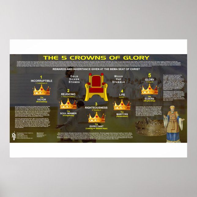 The 5 Crowns of Glory Poster (Front)