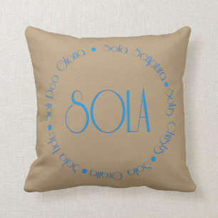 The 5 Solas of the Refomation Cushion