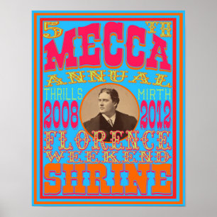 The 5th Annual Mecca Shriners' Florence Weekend Poster