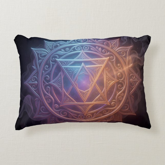 The 7 Chakras'1 Decorative Cushion (Front)