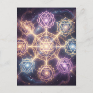 The 7 Chakras'7 Holiday Postcard
