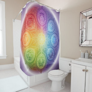 The 7 Chakras'9 Shower Curtain