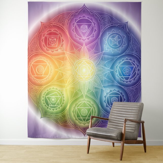 The 7 Chakras'9 Tapestry (In Situ)
