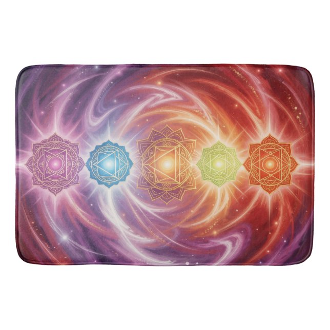 The 7 Chakras´10 Bath Mat (Front)