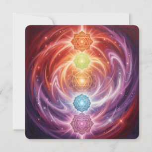 The 7 Chakras´10 Holiday Card