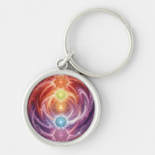 The 7 Chakras´10 Key Ring