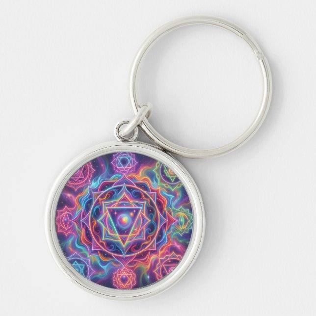 The 7 Chakras´10 Key Ring (Front)
