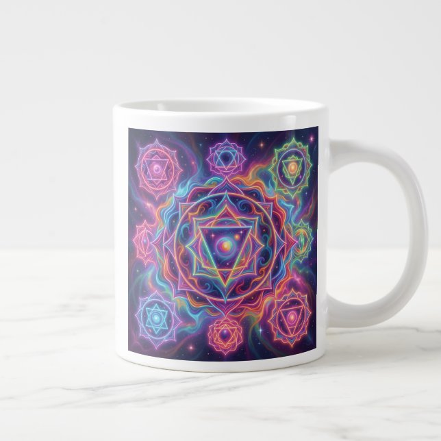 The 7 Chakras´10 Large Coffee Mug (Right)