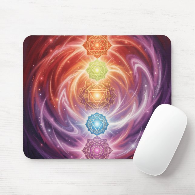 The 7 Chakras´10 Mouse Pad (With Mouse)