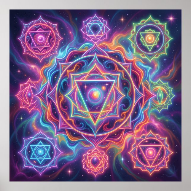 The 7 Chakras´10 Poster (Front)