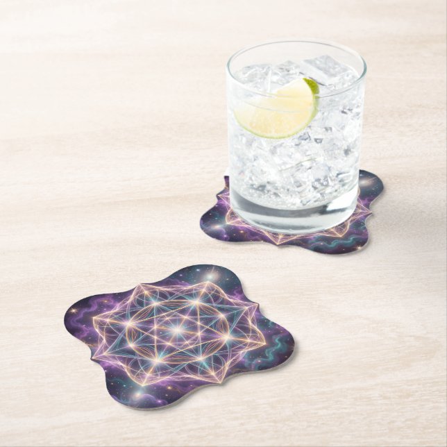 The 7 Chakras´11 Paper Coaster (Insitu)
