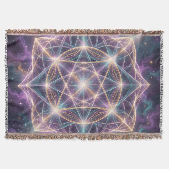The 7 Chakras´11 Throw Blanket (Front)