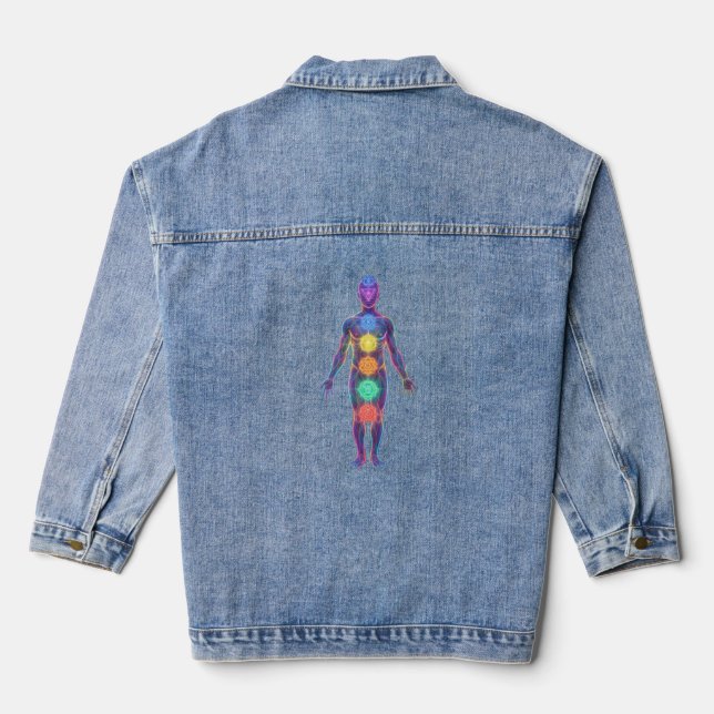 The 7 Chakras´2 Denim Jacket (Back)