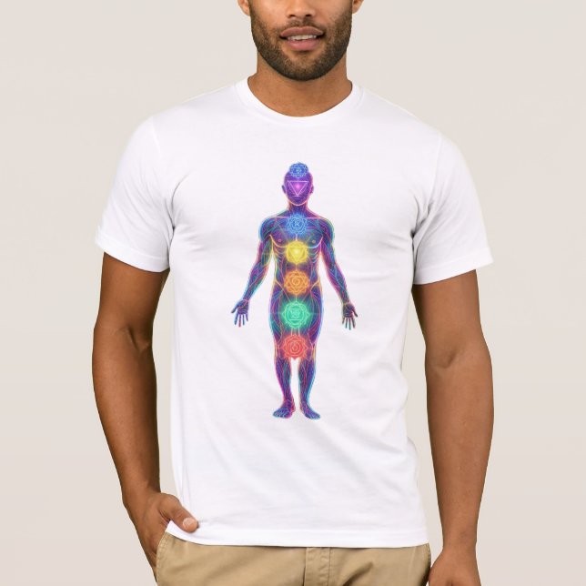 The 7 Chakras´2 T-Shirt (Front)