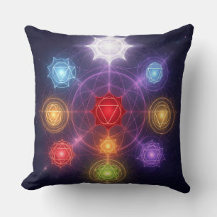 The 7 Chakras´3 Cushion