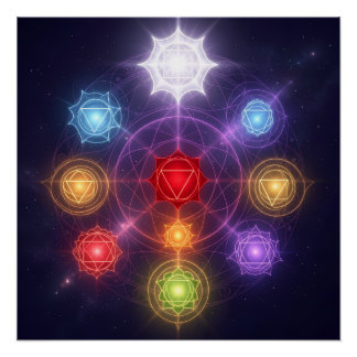 The 7 Chakras´3 Poster