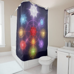The 7 Chakras´3 Shower Curtain