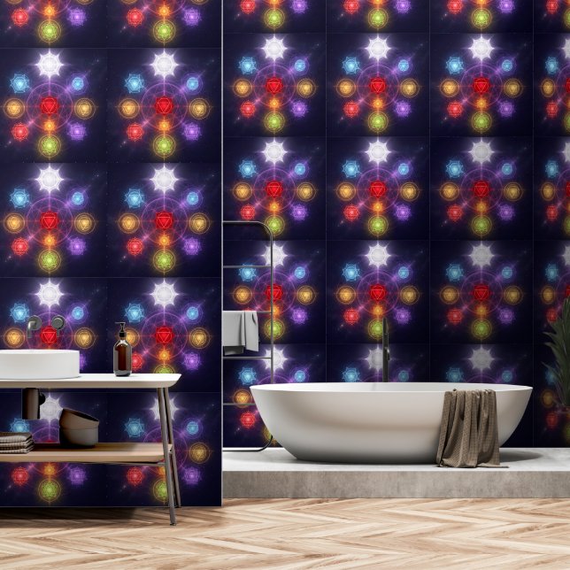 The 7 Chakras´3 Wallpaper (Bathroom)