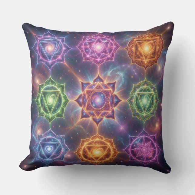 The 7 Chakras´6 Cushion (Front)