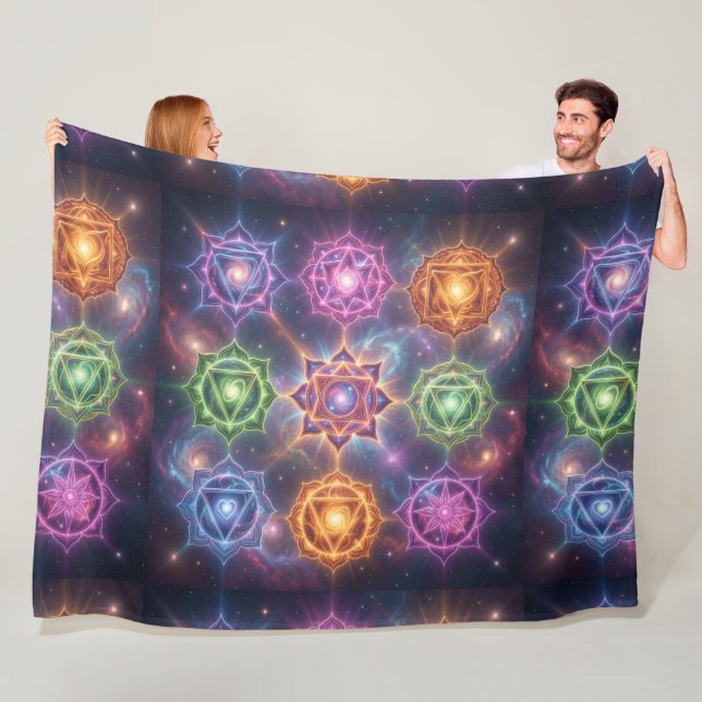 The 7 Chakras´6 Fleece Blanket (In Situ)