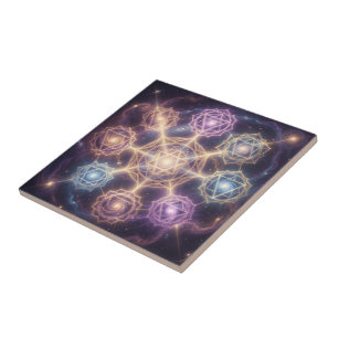 The 7 Chakras 7 Ceramic Tile