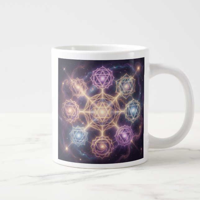 The 7 Chakras 7 Large Coffee Mug (Right)