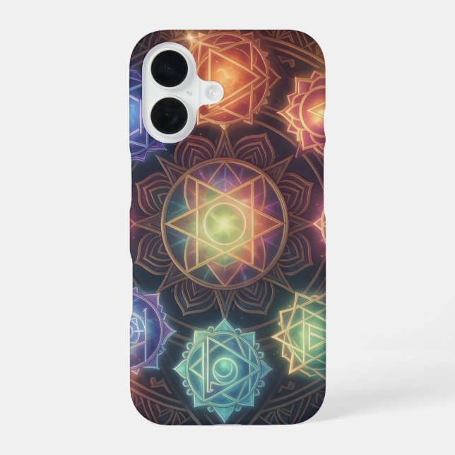 The 7 Chakras´8 iPhone 16 Case (Back)