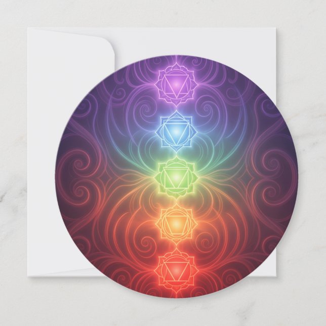 The 7 Chakras´9 Holiday Card (Front)