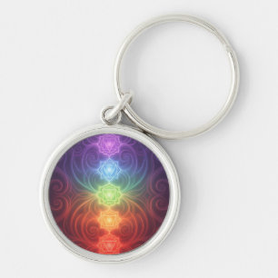 The 7 Chakras´9 Key Ring