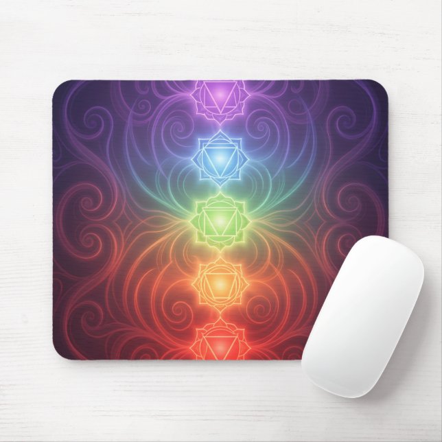 The 7 Chakras´9 Mouse Pad (With Mouse)