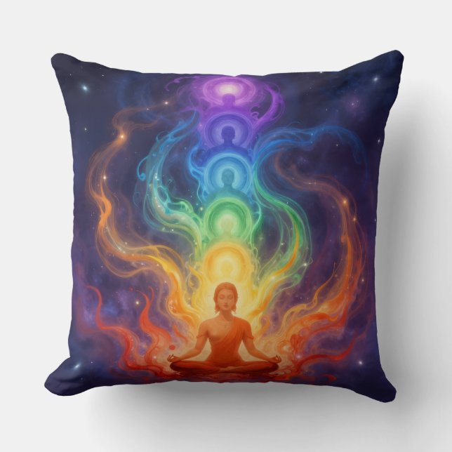 The 7 Chakras Cushion (Front)