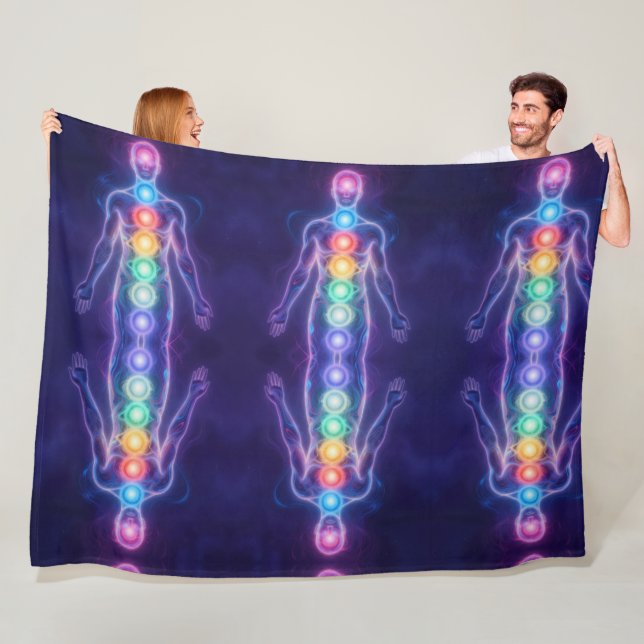  The 7 Chakras Fleece Blanket (In Situ)
