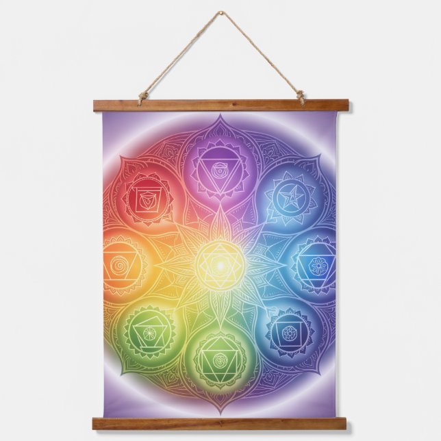 The 7 Chakras Hanging Tapestry (Front)