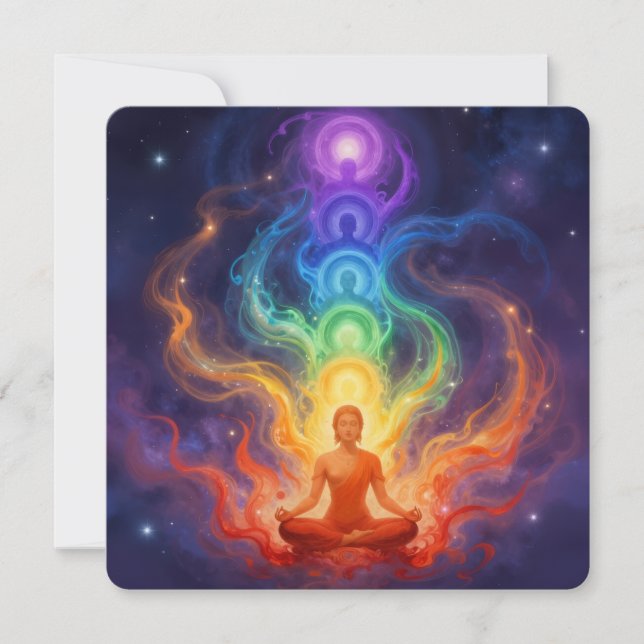 The 7 Chakras Holiday Card (Front)